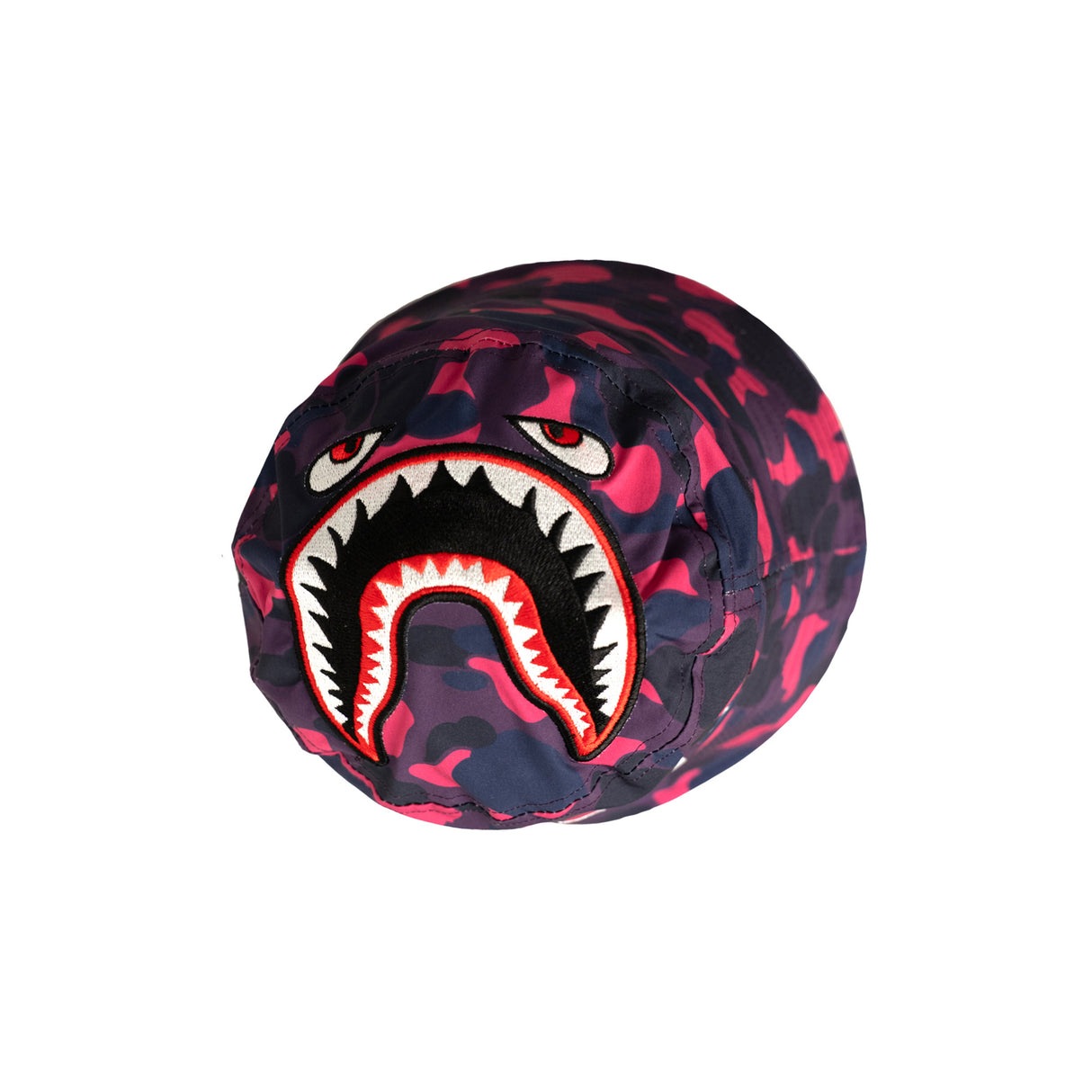 SHARK MOUTH STEALTH CAMO BUCKET HAT (PURPLE)