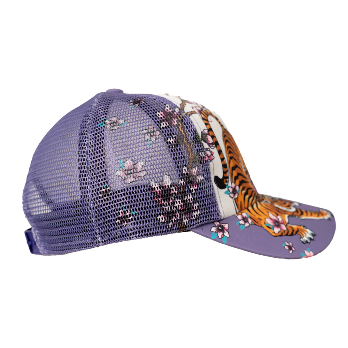 TIGER BLOSSOM TRUCKER HAT (MULTI)