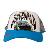 JUICE WRLD TRUCKER HAT (BLUE)