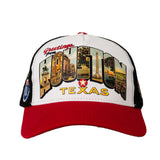 HOUSTON GREETINGS TRUCKER HAT (RED)