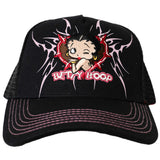 BETTY BOOP TRIBAL TRUCKER HAT (BLACK/PINK)