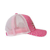 BARBIE CHEETAH PRINT TRUCKER HAT (PINK)