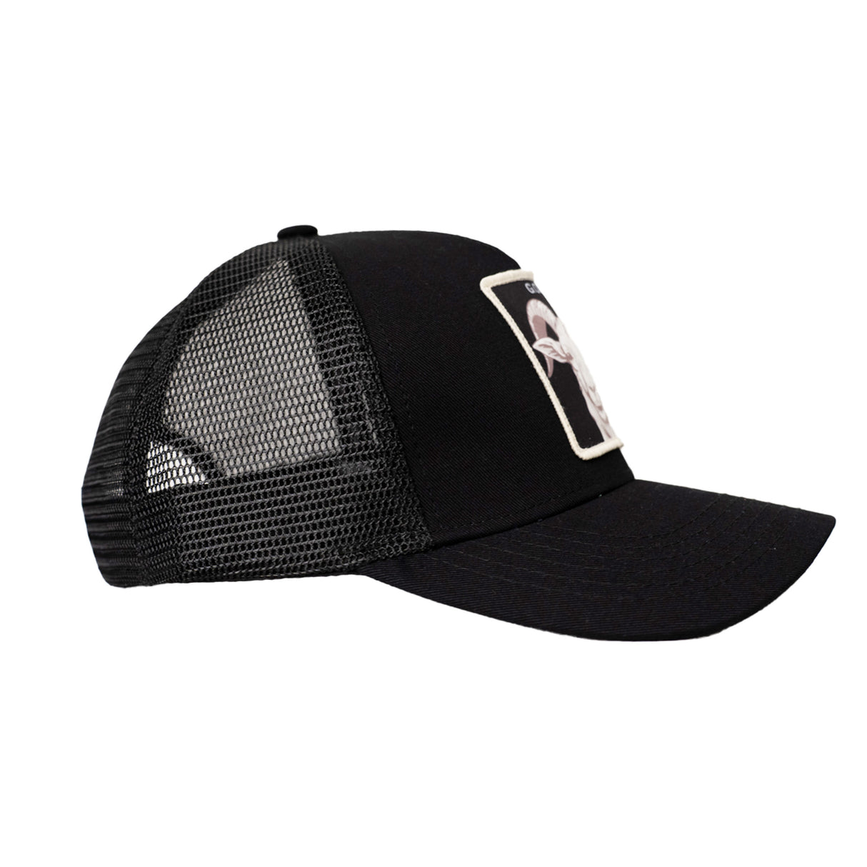 G.A.O.T. PATCH TRUCKER HAT (BLACK)