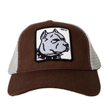 BULLY PATCH TRUCKER HAT (BROWN)