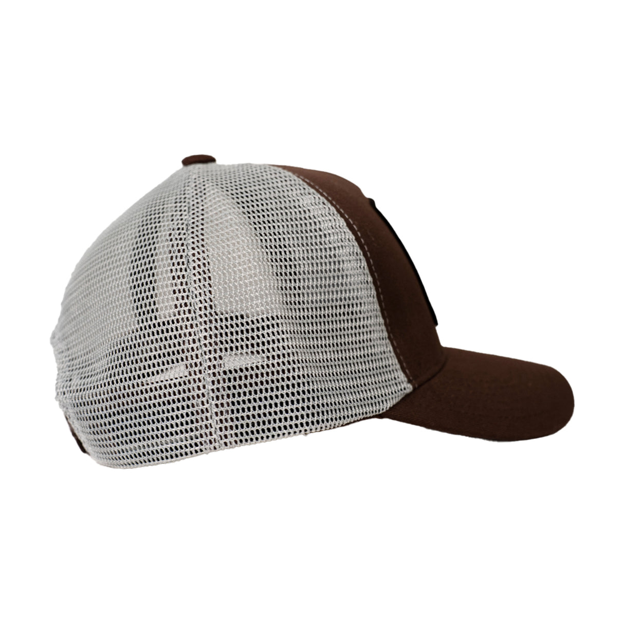 BULLY PATCH TRUCKER HAT (BROWN)