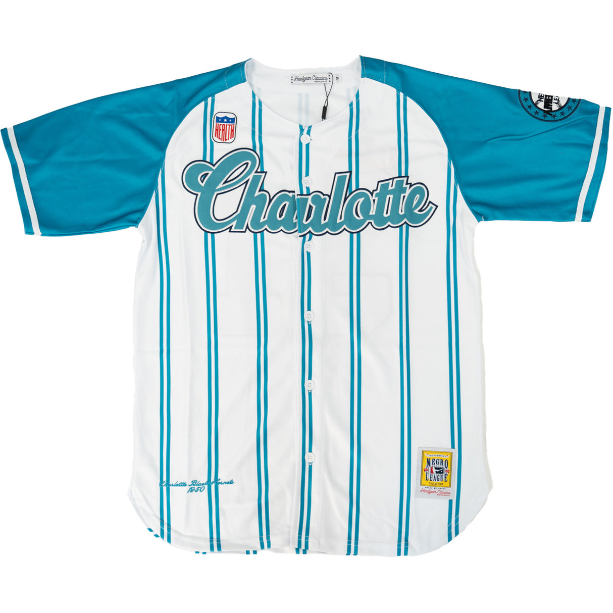 CHARLOTTE JERSEY (TEAL STRIPE)