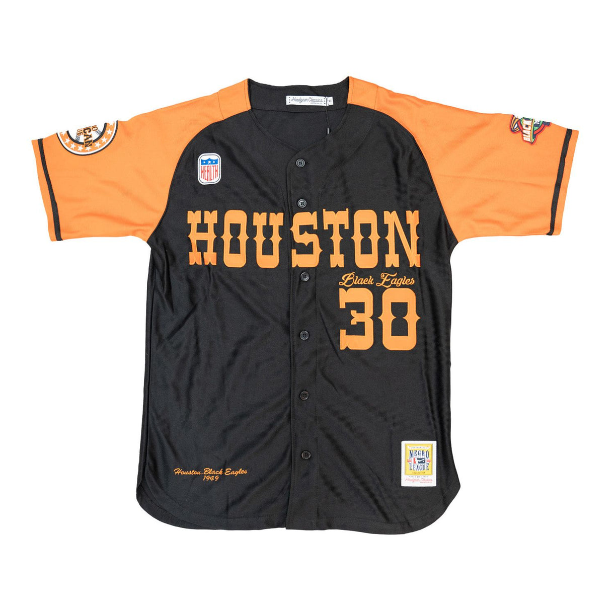 HOUSTON JERSEY  (BLACK/ORANGE)