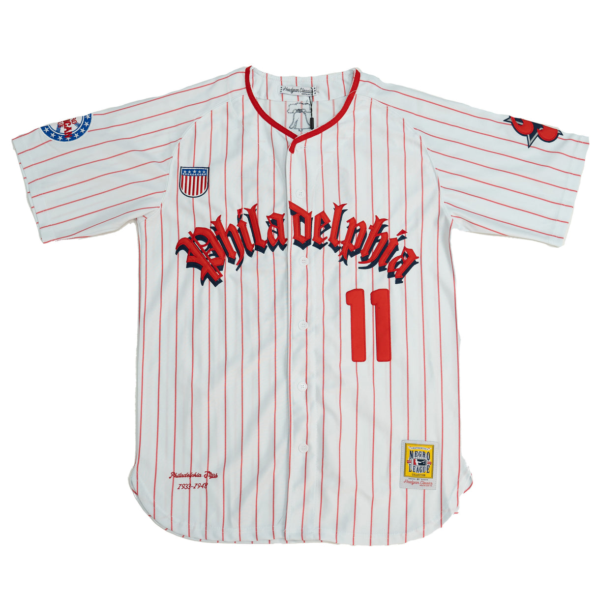 PHILA JERSEY  (WHITE/RED STRIPE)