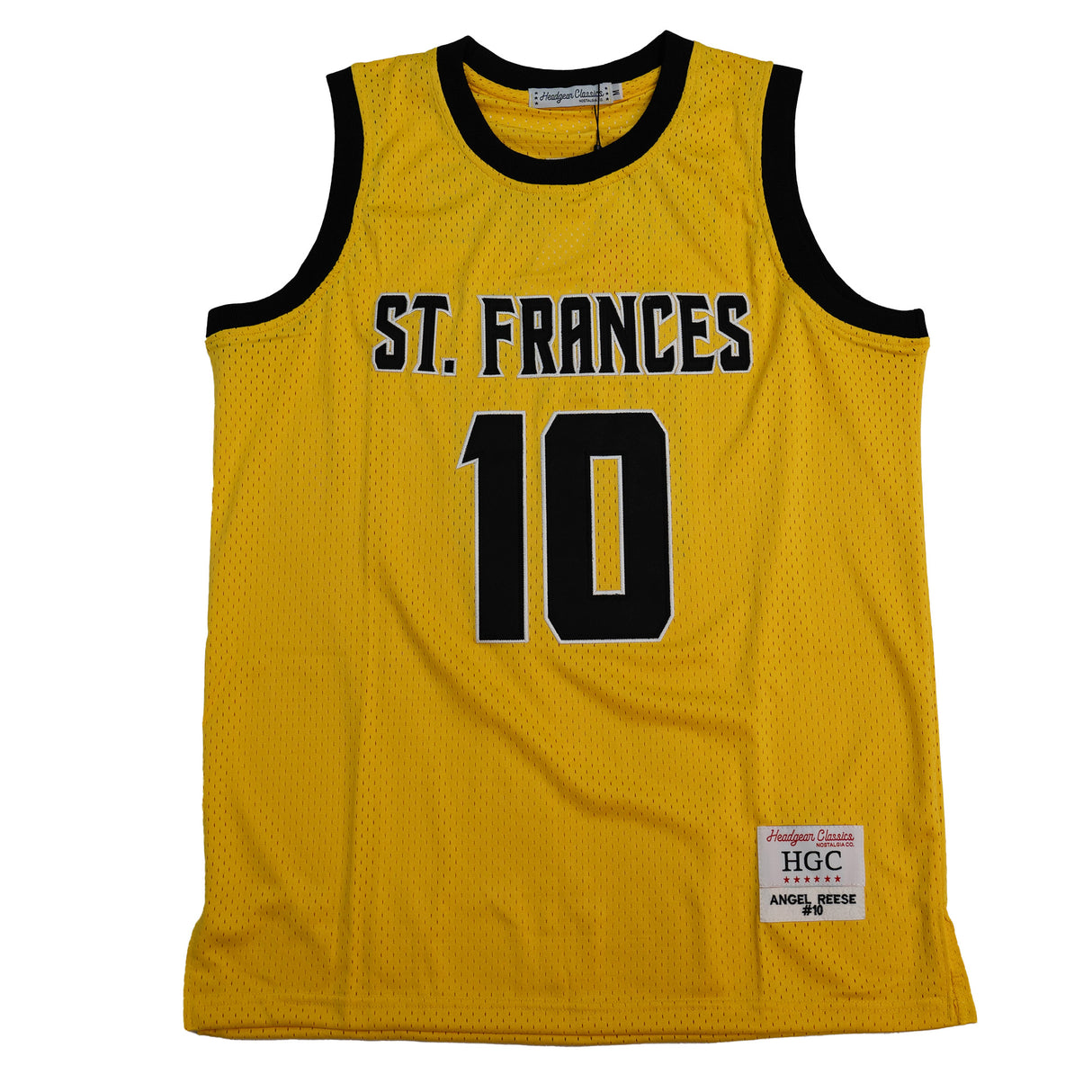 ST. FRANCIS ACADEMY ANGEL REESE BASKETBALL JERSEY (GOLD)