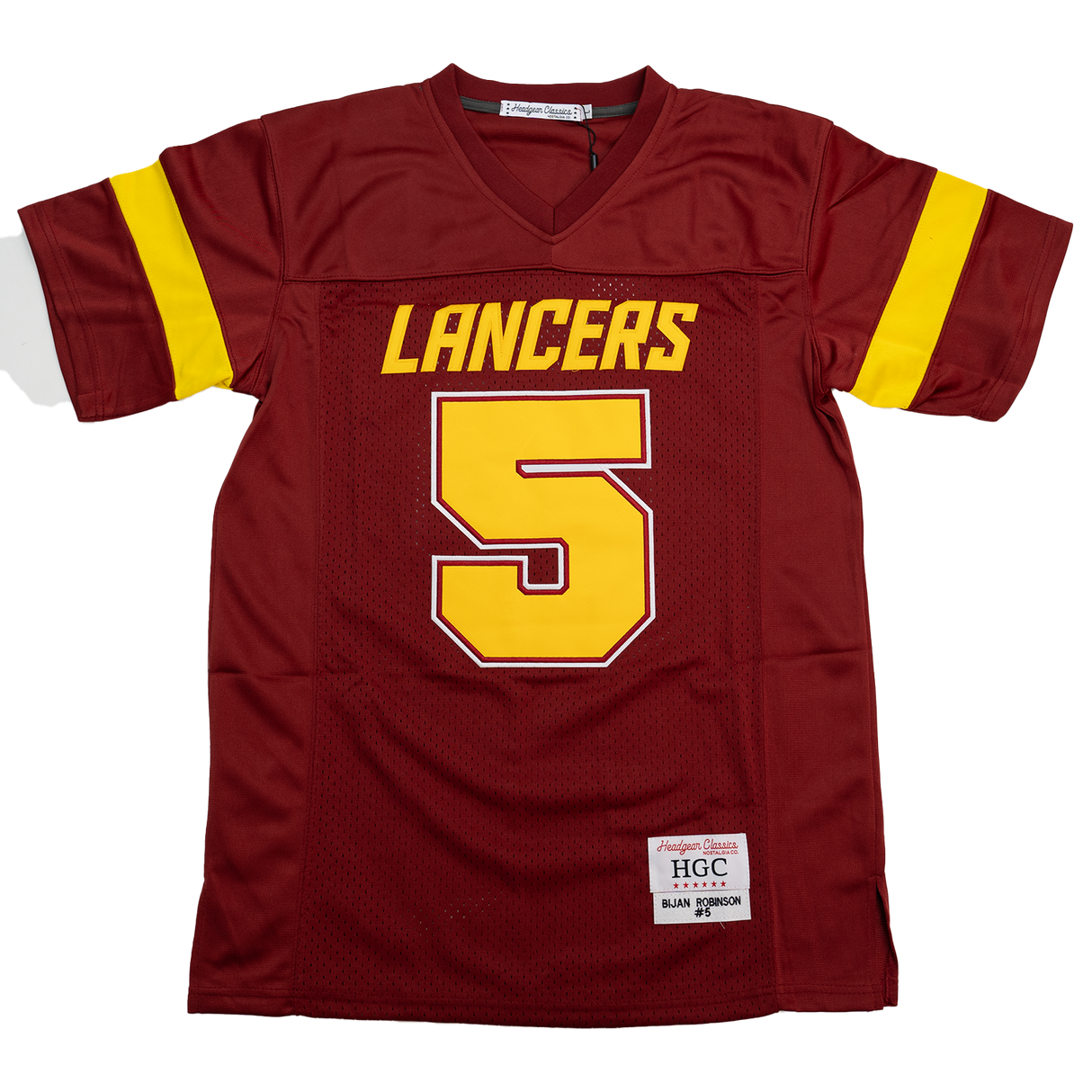 BIJAN ROBINSON LANCERS HIGH SCHOOL FOOTBALL JERSEY (MAROON)