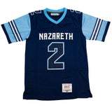 JJ MCCARTHY NAZARETH ACADEMY HIGH SCHOOL FOOTBALL JERSEY (NAVY)