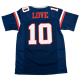 JORDAN LOVE LIBERTY HIGH SCHOOL FOOTBALL JERSEY (NAVY)