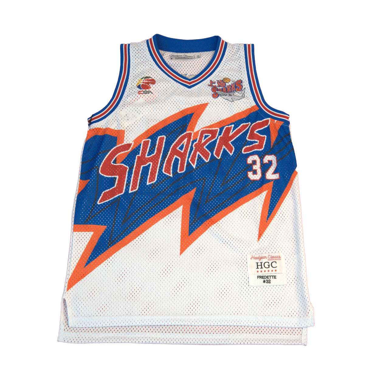 JIMMER FREDETTE SHANGHAI SHARKS WHITE BASKETBALL JERSEY