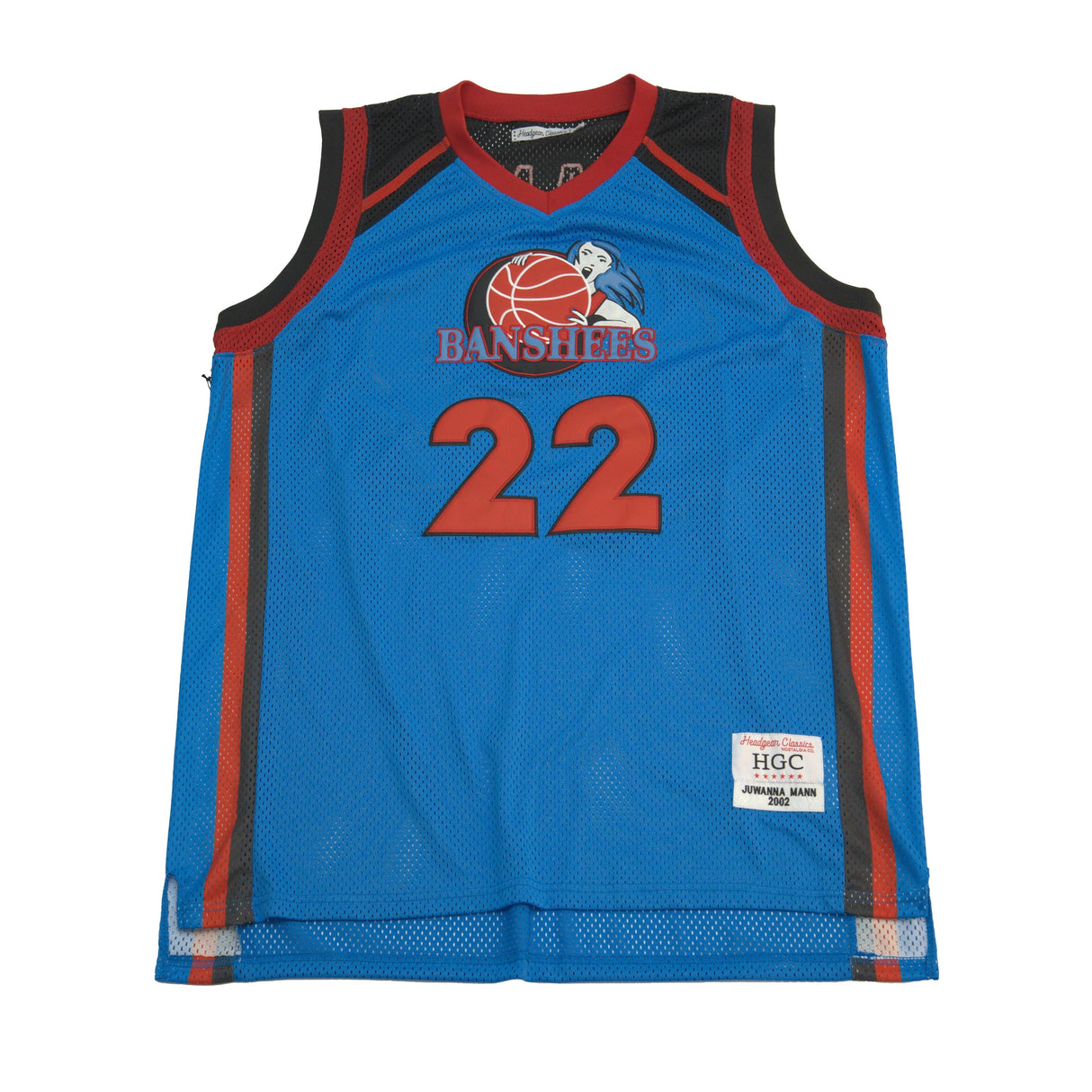 JUWANNA MANN CHARLOTTE BANSHEES BASKETBALL JERSEY (BLUE)