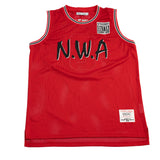 EAZY E STRAIGHT OUTTA COMPTON BASKETBALL JERSEY RED