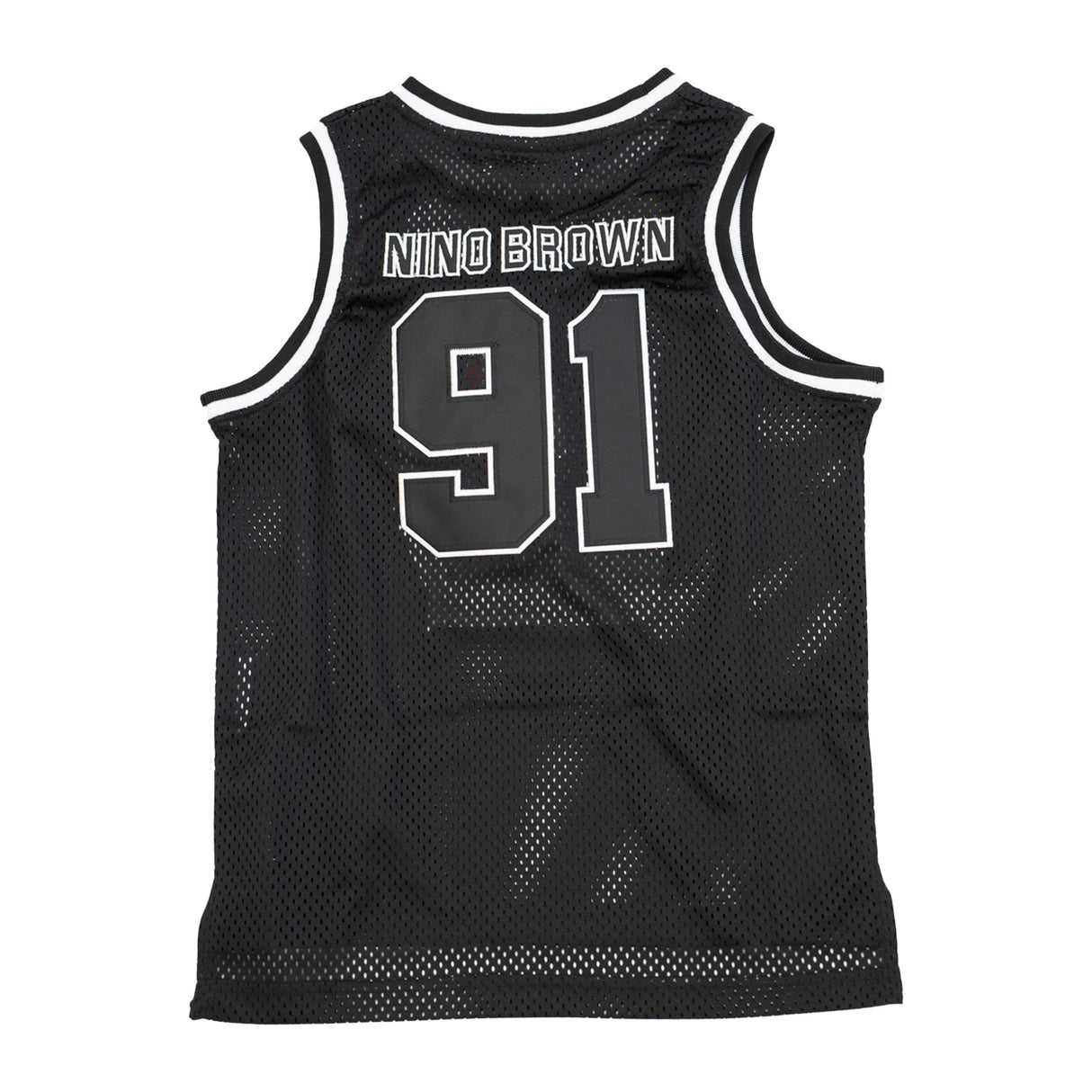 YOUTH NEW JACK CITY NINO BROWN BASKETBALL JERSEY (BLACK)