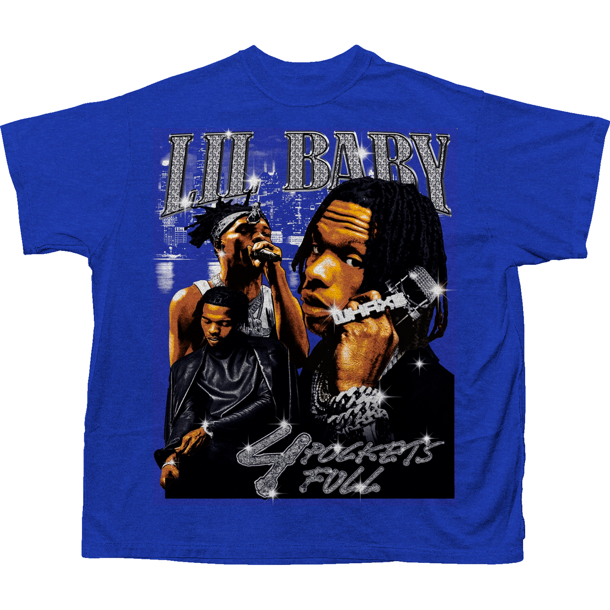 LIL BABY T-SHIRT (ROYAL)