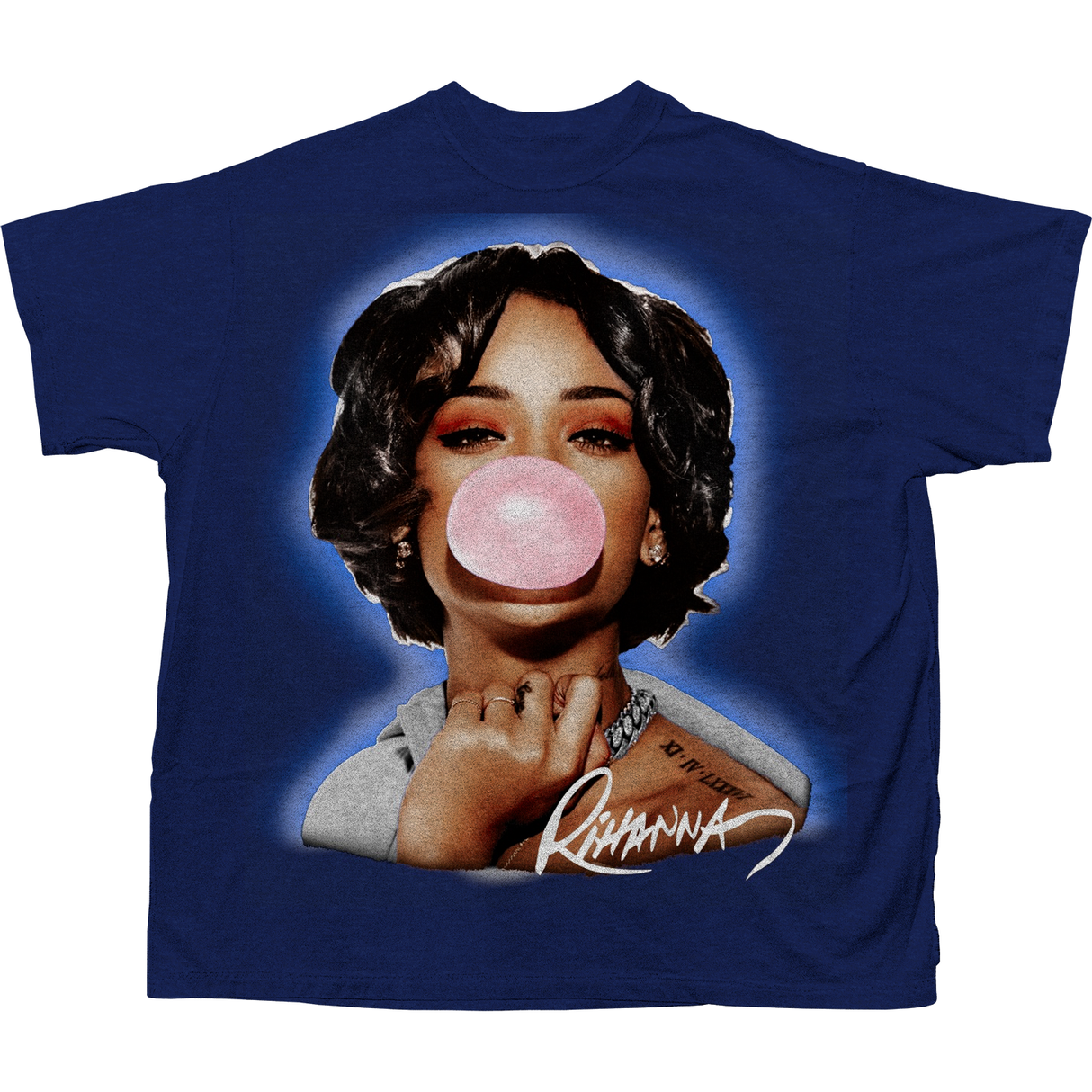 RIHANNA GUM T-SHIRT (NAVY)