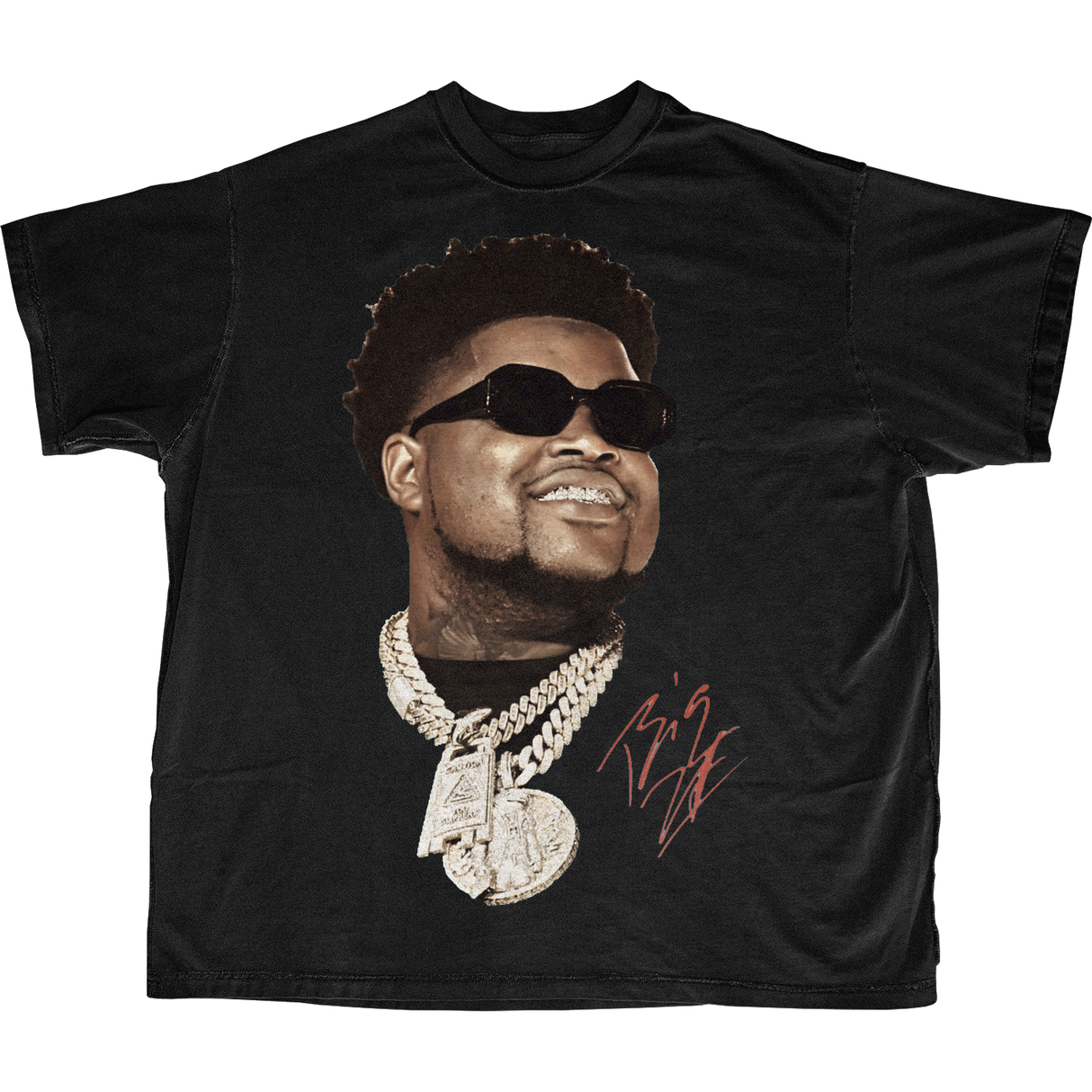 BOSSMAN BIG HEAD T-SHIRT (BLACK)