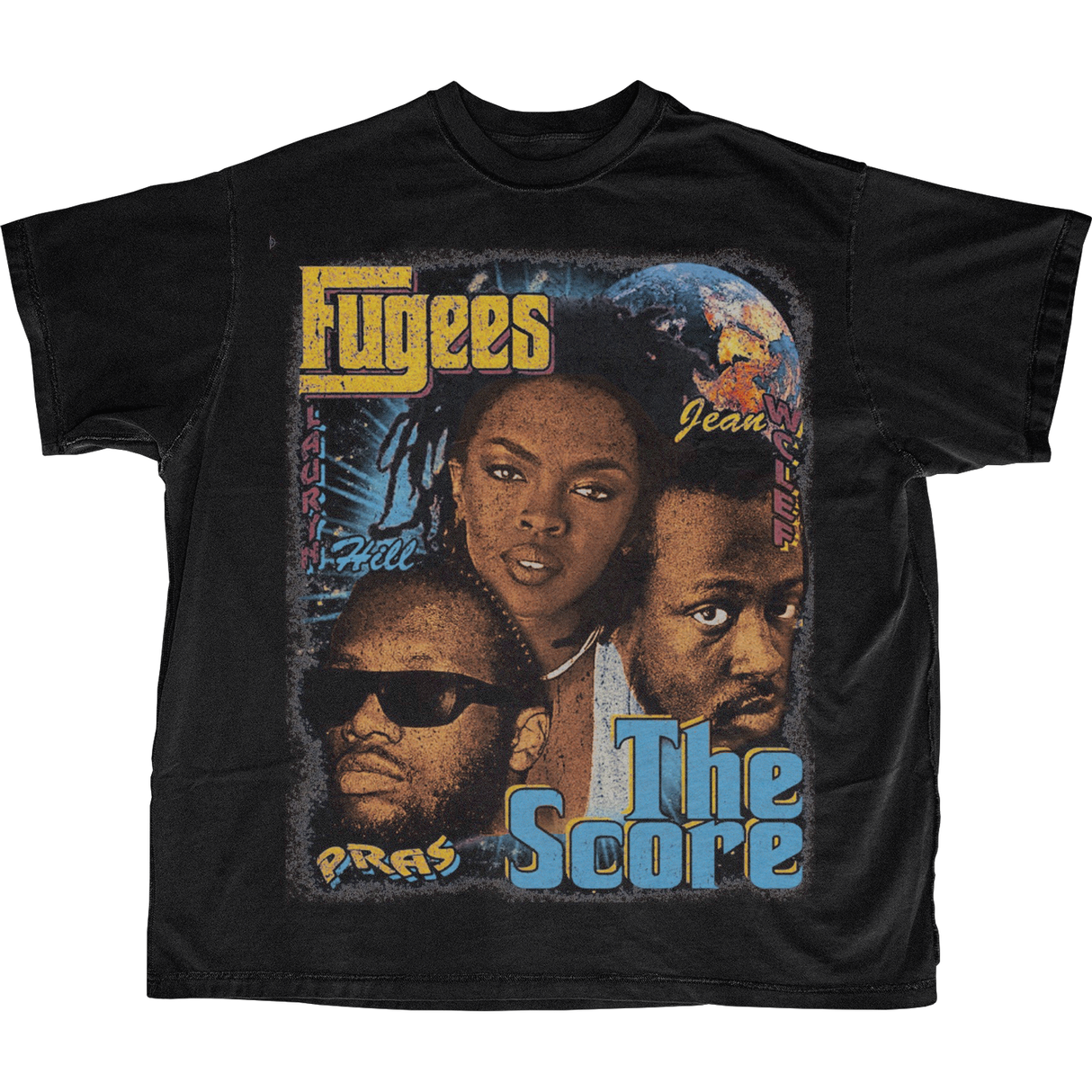 FUGEES THE SCORE T-SHIRT (BLACK)