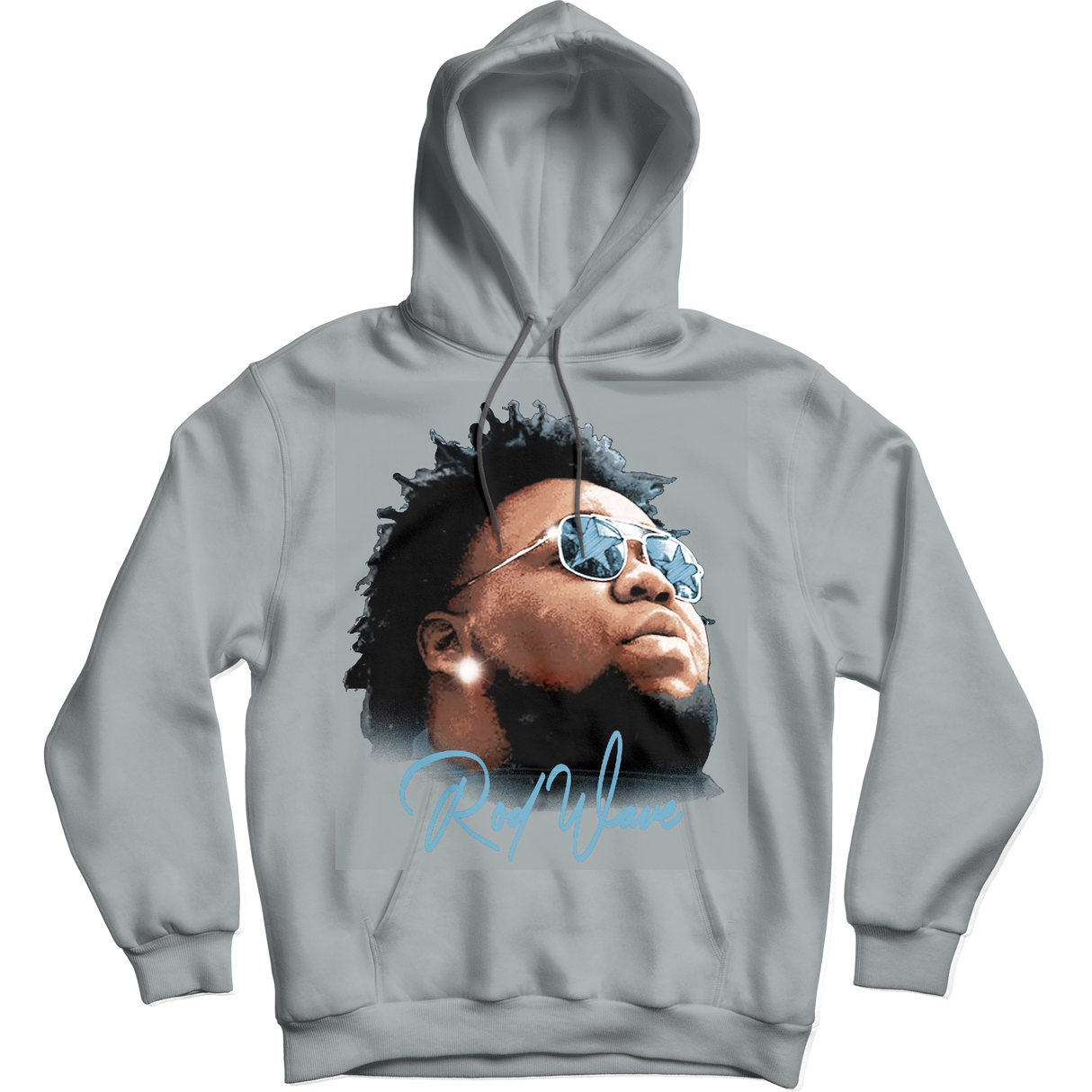 ROD WAVE BIG HEAD HOODIE (GREY)