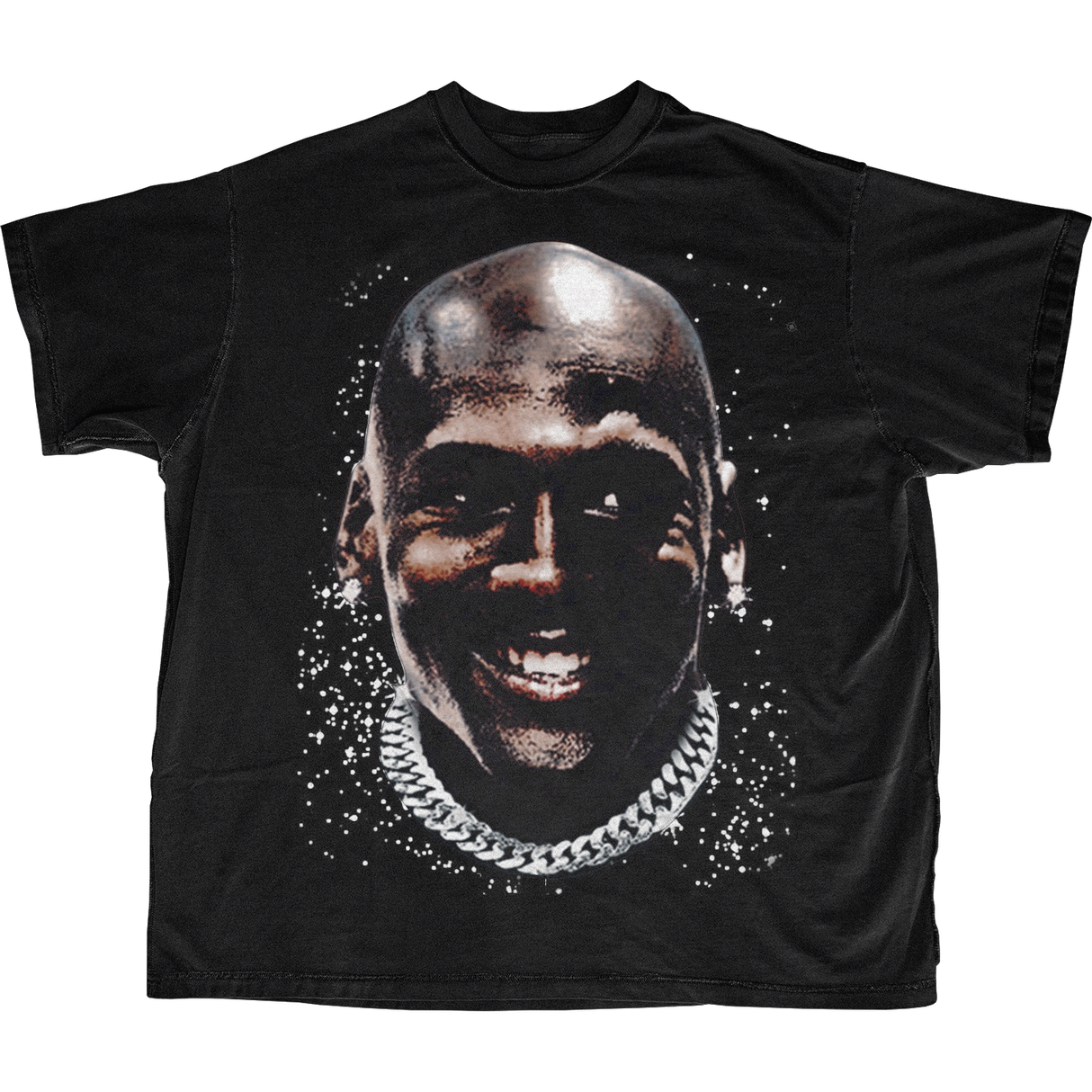 JORDAN BLING BIG HEAD T-SHIRT (BLACK)