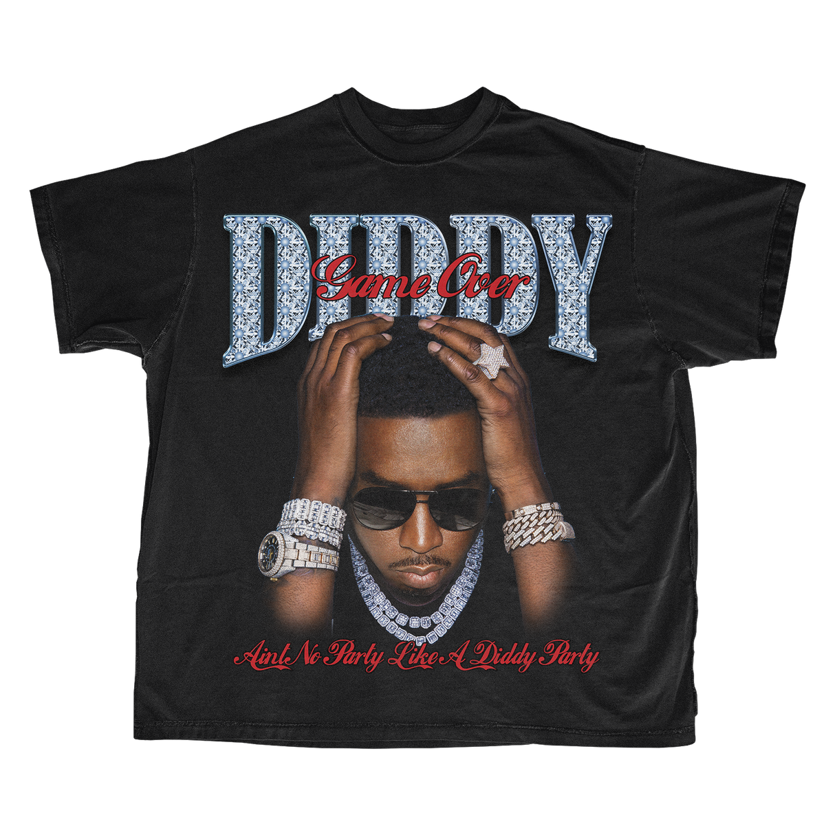 DIDDY GAME OVER T-SHIRT (BLACK)