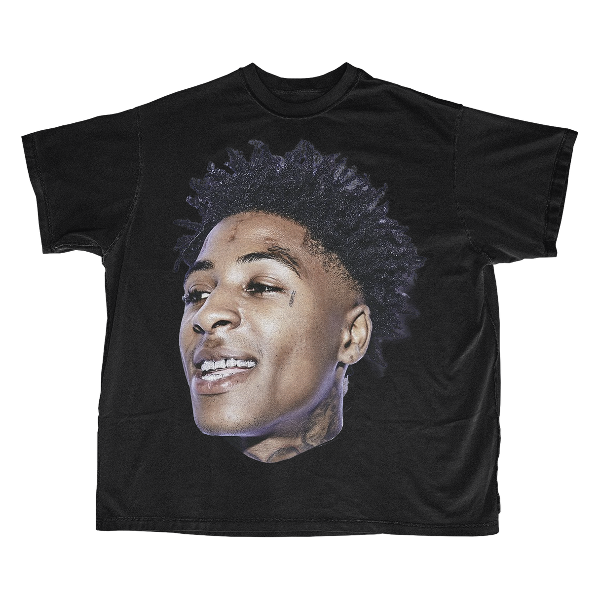 NBA YOUNGBOY BIG HEAD T-SHIRT(BLACK)