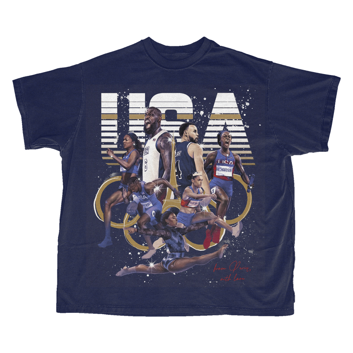 OLYMPIC T-SHIRT (NAVY)