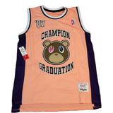 KANYE WEST GRADUATION BASKETBALL JERSEY PINK