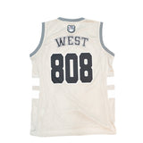 808 & HEARTBREAK BASKETBALL JERSEY (GRAY)