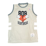 808 & HEARTBREAK BASKETBALL JERSEY (GRAY)