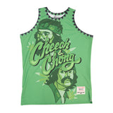 CHEECH & CHONG BASKETBALL JERSEY GREEN