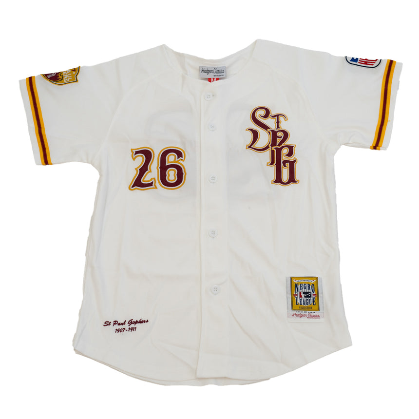 YOUTH ST PAUL GOPHERS BUTTON DOWN BASEBALL JERSEY