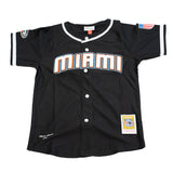 YOUTH MIAMI GIANTS BUTTON DOWN BASEBALL JERSEY