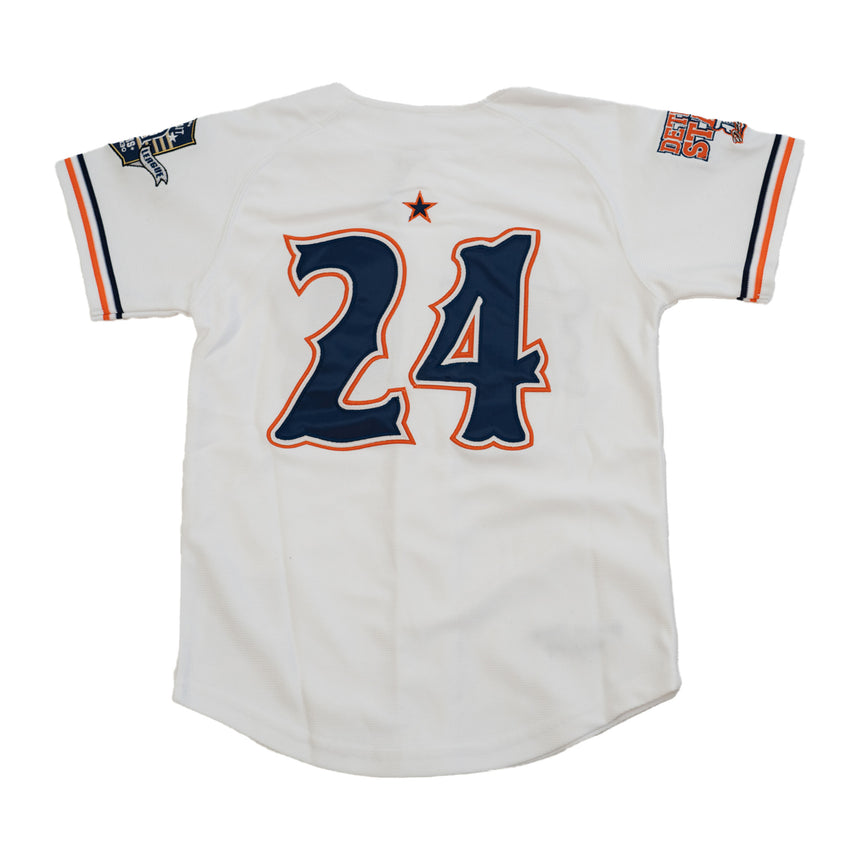 YOUTH DETROIT STARS BUTTON DOWN BASEBALL JERSEY