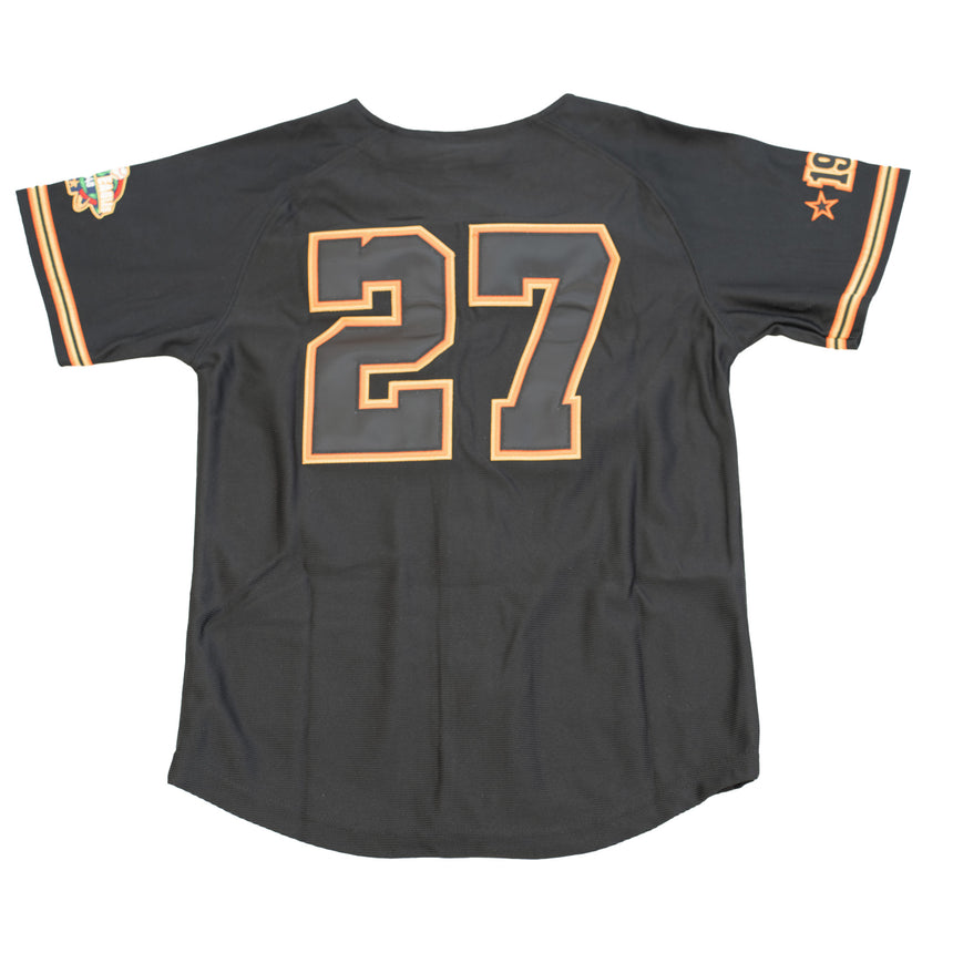 YOUTH HOUSTON BLACK EAGLES BUTTON DOWN BASEBALL JERSEY