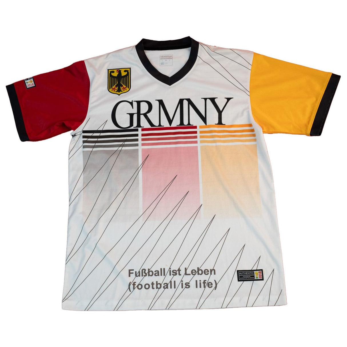 GERMANY SOCCER JERSEY WHITE MULTI