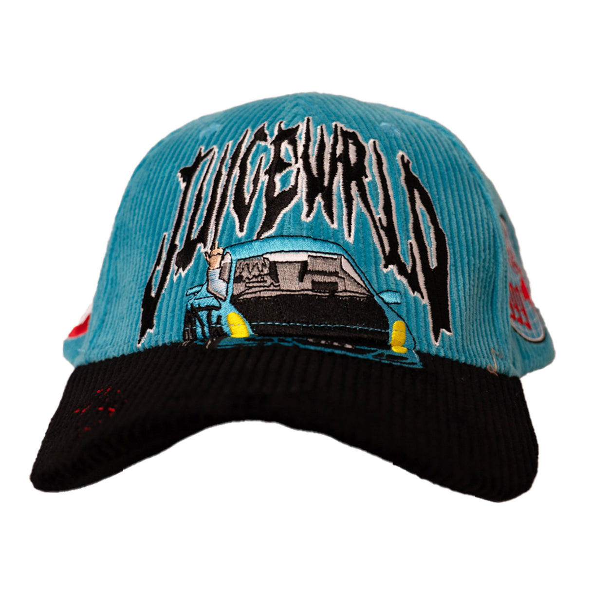 JUICE WRLD BLUE CORDUROY HAT (BLUE)