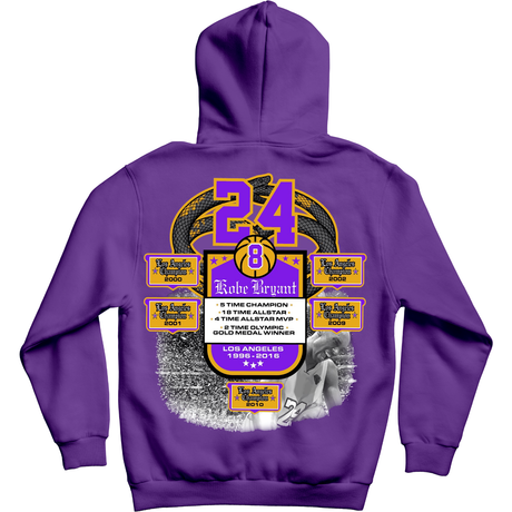 KOBE BIG HEAD HOODIE (PURPLE)