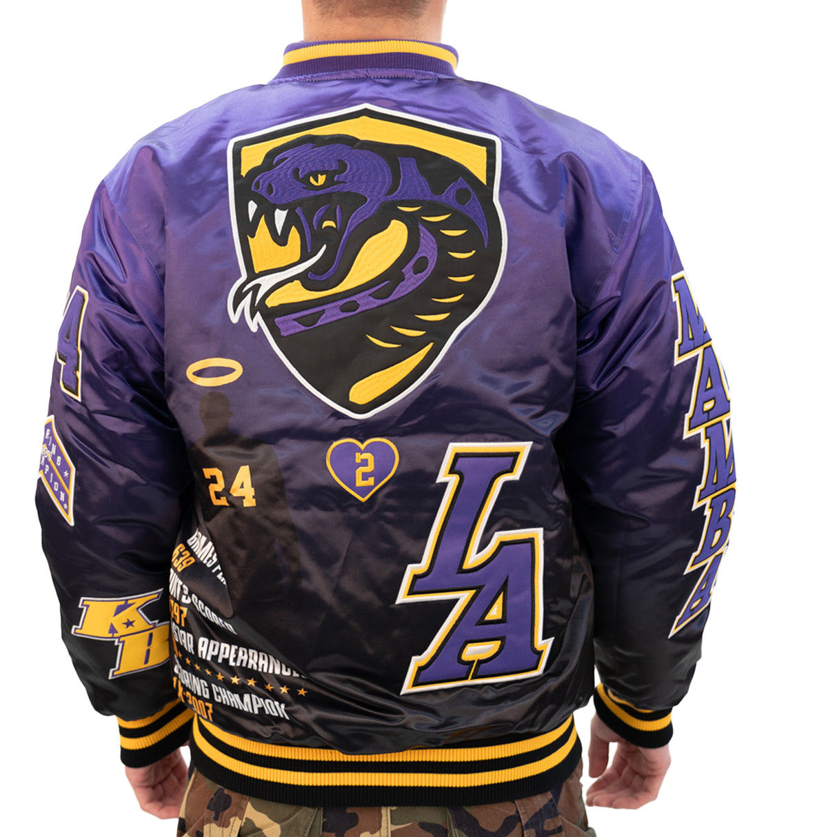 KOBE GRADIENT SATIN JACKET