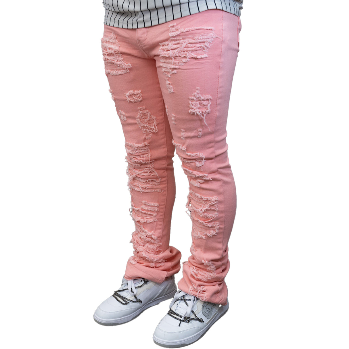 STACKED DENIM M5757T (PINK)