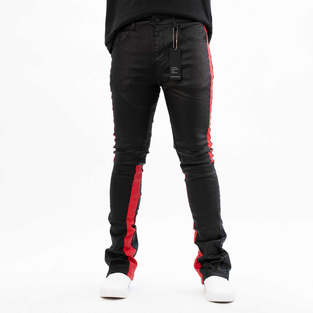 HOL STACKED DENIM (BLACK/RED)