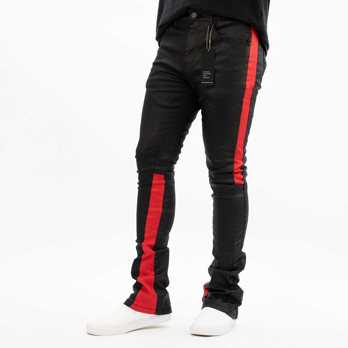 HOL STACKED DENIM (BLACK/RED)