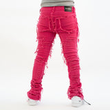 HOL STACKED DENIM (LASER PINK)