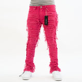 HOL STACKED DENIM (LASER PINK)