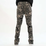 HOL STACKED DENIM (GREEN CAMO)