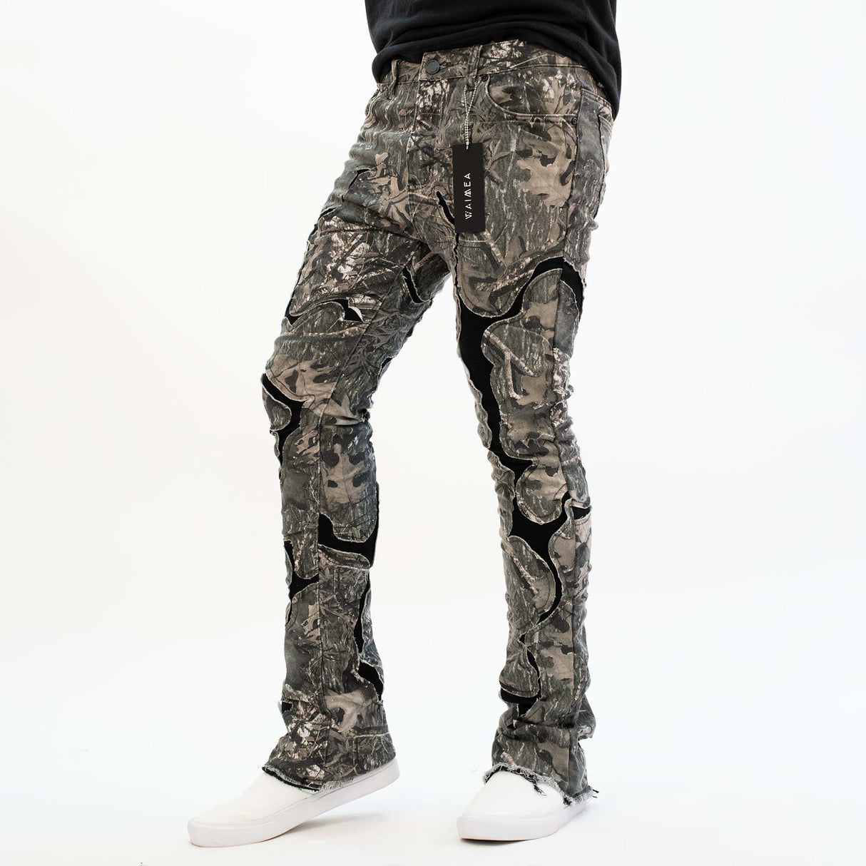 HOL STACKED DENIM (GREEN CAMO)