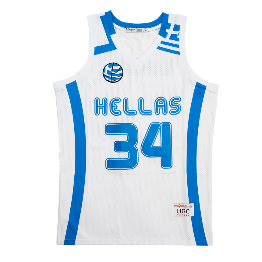 GIANNIS HELLAS TEAM GREECE YOUTH AUTHENTIC BASKETBALL JERSEY