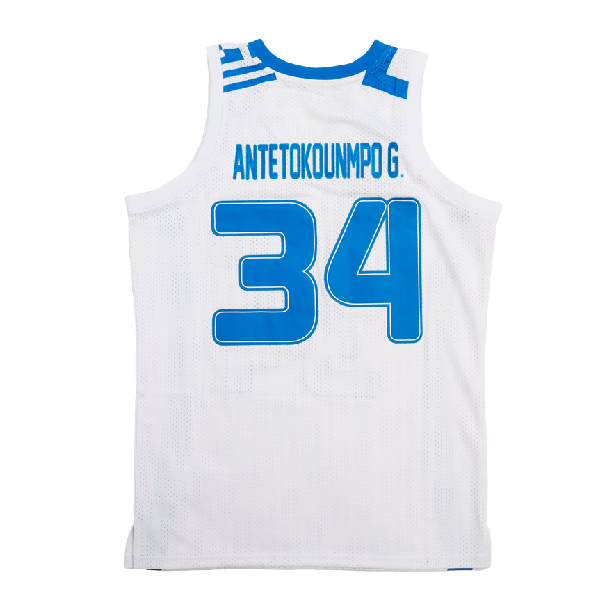 GIANNIS HELLAS TEAM GREECE YOUTH AUTHENTIC BASKETBALL JERSEY